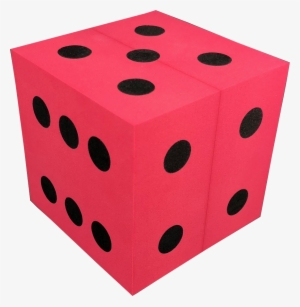 Koplow Red D6 100mm Foam Die - Dice