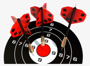 Collection Of Free Darted Clipart Target Dart - Hit Ratio