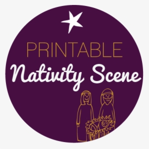 Printable Nativity Scene - Hollywood Sign