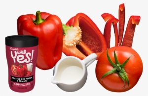 Roasted Red Pepper & Tomato Sipping Soup