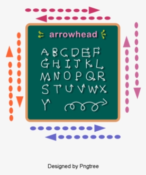 Simple Cartoon Hand Painted Direction Arrow, Concise, - Parallel