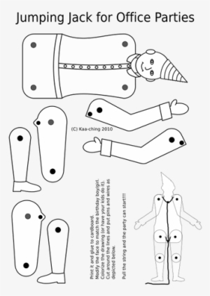 Coloring Pages Jumping Jack Clipart Coloring Book Jumping - Jumping Jack Template