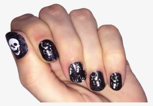 Dancing Skeletons - Nail Wraps - Scratch - - Nail