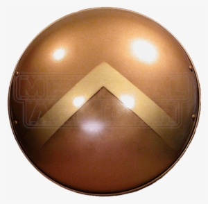 Steel Greek 300 Spartan Shield - Wooden Round Shield Design