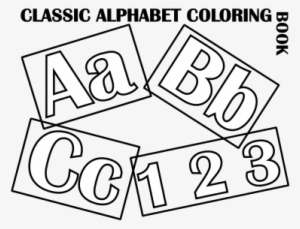 Classic Alphabet Cover At Coloring Pages For Kids Boys - Dessin Lettres Et Chiffres