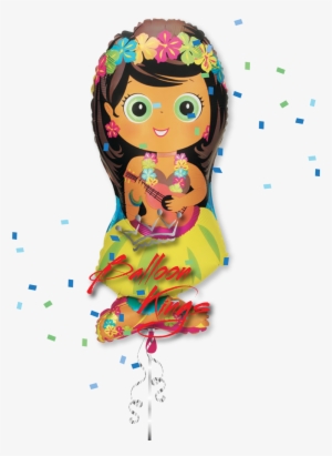 Hula Girl - Hula Girl Shaped 34in Balloon