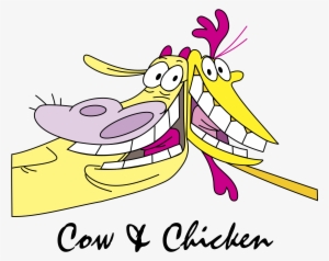 Cow & Chicken Logo Png Transparent - Cow And Chicken