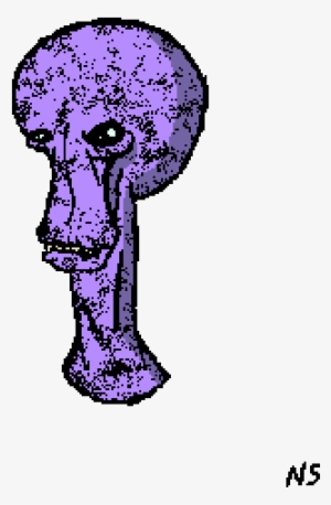 Alien Head - Drawing