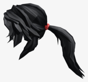 Black Action Ponytail - Roblox Ponytail