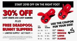 Get 30% Off When You Subscribe To Any Loot Crate & - Deadpool 7 11 Code