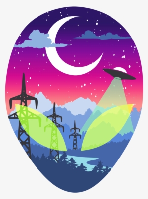 Alien Head Forest Copy - Extraterrestrial Life