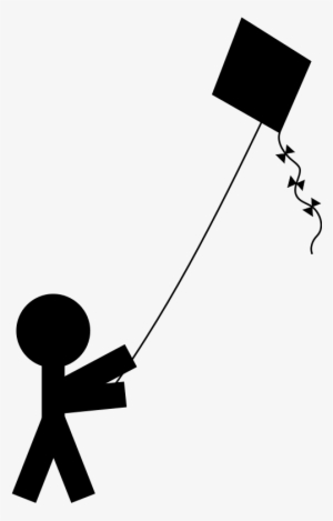 Clipart Info - Person Flying A Kite
