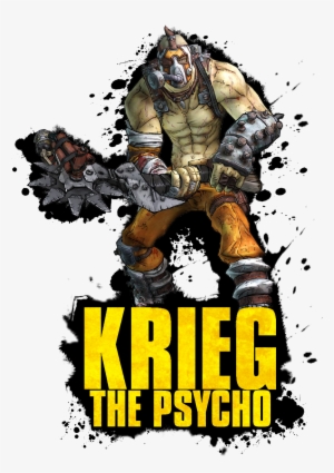 Krieg The Psycho By Thatcraigfellow - Borderlands Krieg Fan Art