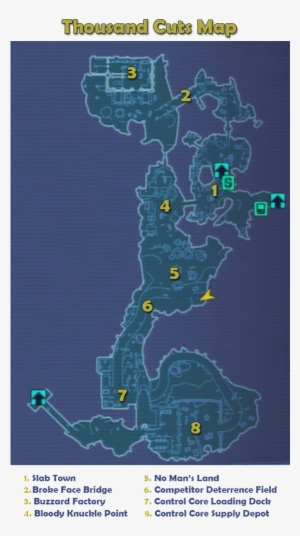 Thousand Cuts Map Borderlands 2