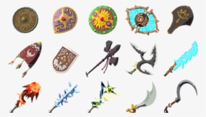 Legend Of Zelda - Zelda Breath Of The Wild Weapons