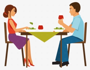 Couple Dinner Png - Couple Dinner Vector Png