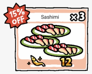 Sale Sashimi - Sashimi Neko Atsume