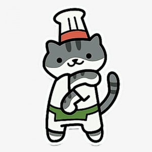 Neko Nekoatsume Cat Cute Kawaii Chef - Neko Atsume Cats Memes