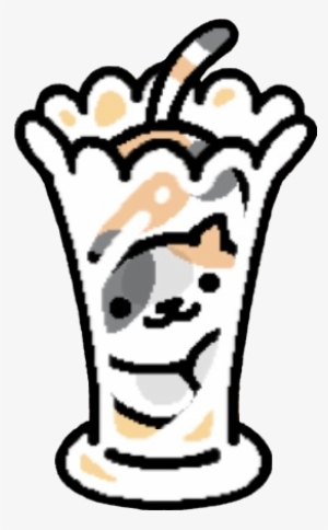 Pasty In The Glass Vase - Neko Atsume Cat In Vase