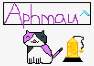 My First Pixel Art Here Aphmau Neko Atsume