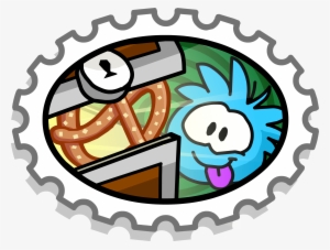 Tasty Treasure Stamp - Party Digging Up Treasure Chests