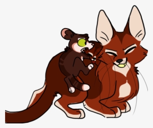 Leafkit Thinks Its Unfair That Squirrelkit Gets To - Cartoon