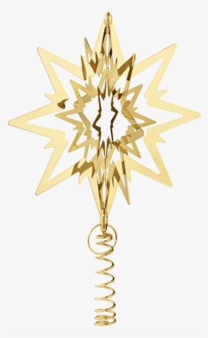 Star For The Christmas Tree, Medium, Gold Plated - Georg Jensen - Christmas Tree Top Star, Gold-plated