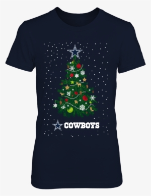 Christmas Tree Star T-shirt, Dallas Cowboys Official - Dallas Cowboys