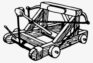 Catapult Siege Engine Trebuchet Ballista - Catapult Click Art