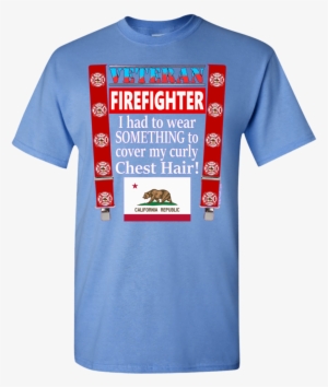 Fmf Ca Vet Firefighter Chest Hair G500 Gildan - Shirt