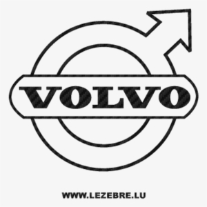 Volvo Logo Carbon Decal - Volvo Logo 1959