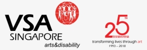 25th Anniversary Transforming Lives Thu Art Logo Final - Vsa Arts