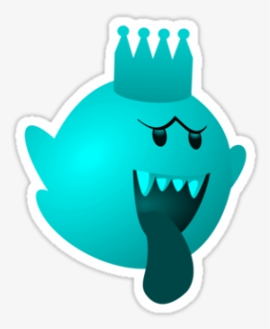 Retro Mario King Boo Ghost By Chillee Wilson By Chilleewilson - King Boo Coloring Pages