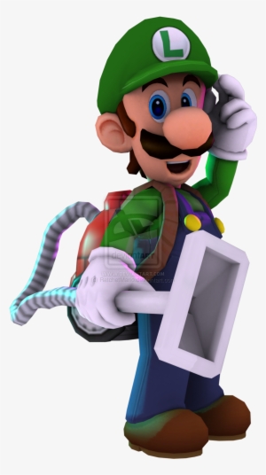 Luigi And King Boo [with Video] By Ratchetmario On - Luigi's Mansion Luigi Render