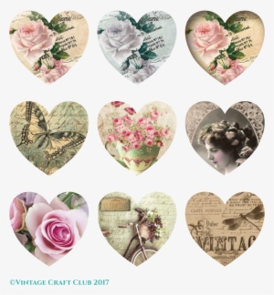Vintage Valentine Heart Printables