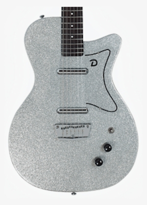 Danelectro Baritone Black Sparkle Back