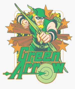 Dc Comics Green Arrow Stars Juniors T-shirt - Green Arrow