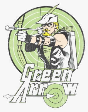 Dc Comics Green Arrow Juniors T-shirt - Dc Comics Coaster - Green Arrow - Superheld