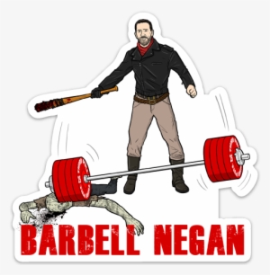 Barbell Negan Sticker - Negan Unisex T-shirts