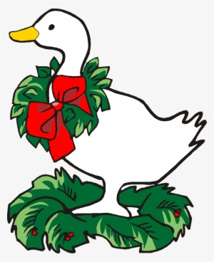 Christmas Goose Clipart 2 By Jonathon - Geese A Laying Clip Art