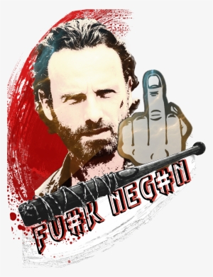 Fuck Negan Rick Grime Photo - Kalan The Middle Finger Bird Air Freshener Auto-home