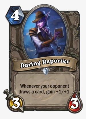 Daring Reporter Art Hearthstone