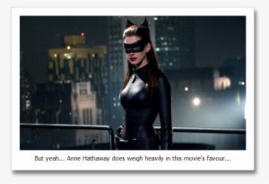 Dkr Takes Place Eight Years After The Dark Knight During - Anne Hathaway Catwoman Moto