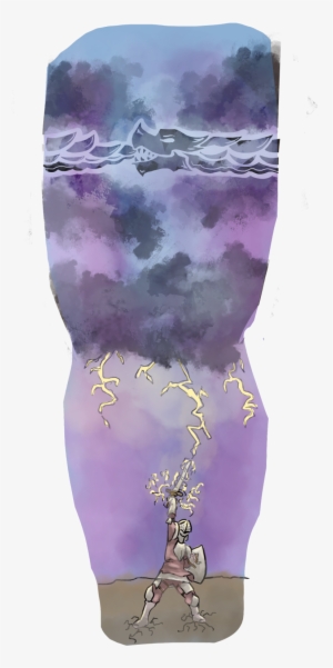 And I Decided To Mix In A Watercolour-esque Background - Flower