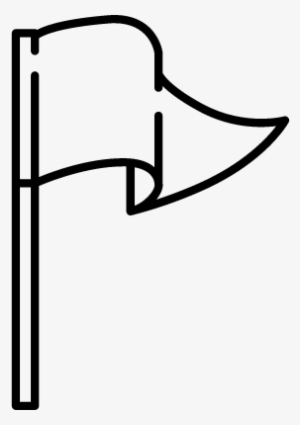 Triangular Flag Waving Vector - Banderin Triangular Para Colorear