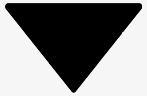 Arrow Down Filled Triangle Vector - Arrow Pointing Down Png