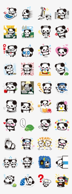 Panda 2 Stickers - 會 動 的 小松 先生 第 四 彈