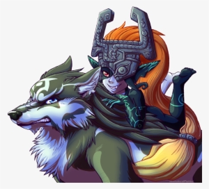Fan - Legend Of Zelda Link And Midna
