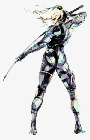 Raiden Ninja Sword - Raiden Metal Gear Solid 2 Art