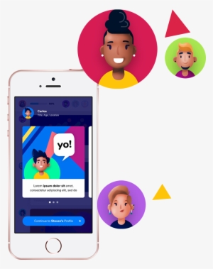 Usaa Graphic Showing The Page When An Avatar Is Selected - Progressive Web Apps